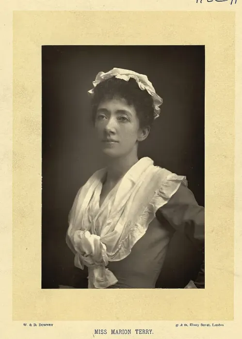 Framed Print : Marion Terry in Maid's Costume Framed Print : Marion Terry in Maid's Costume