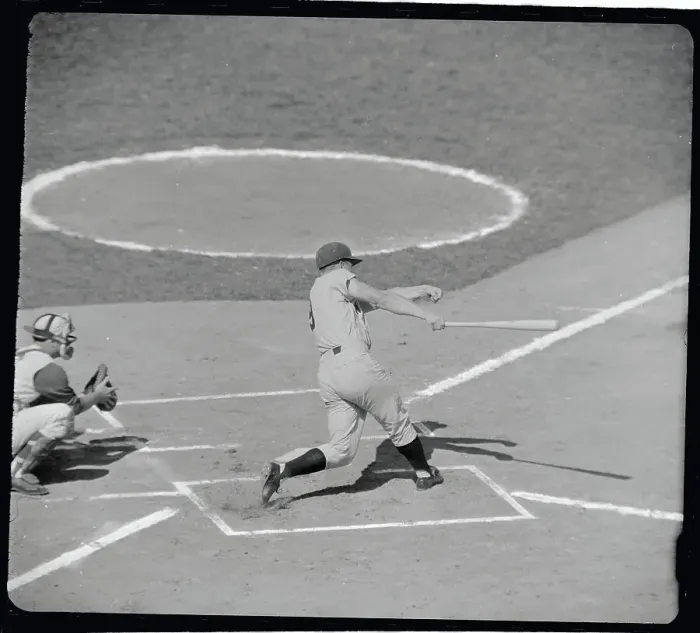 Framed Print : Maris Hitting Fly Ball Framed Print : Maris Hitting Fly Ball