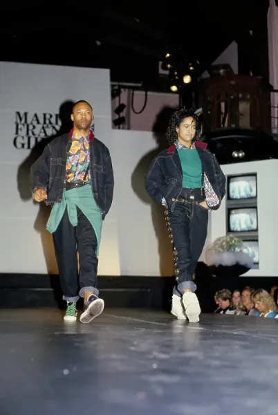 Marithé François Girbaud Fashion Show Print, 1986. Art Prints