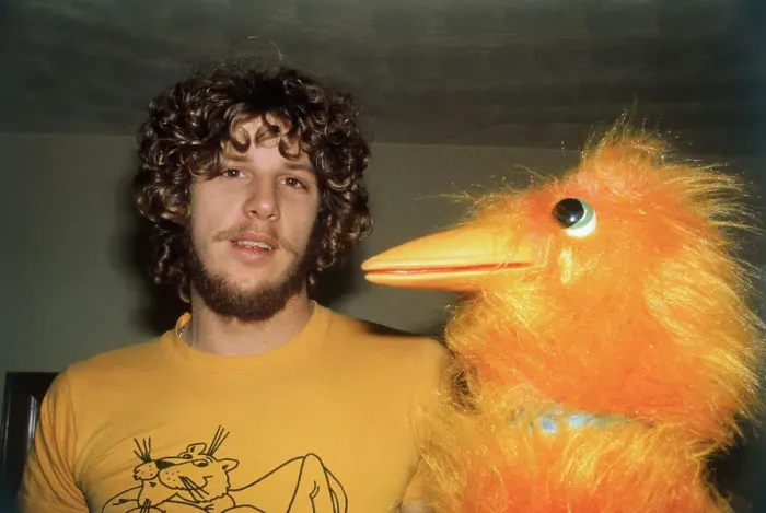 Framed Print : Mark Fidrych with Big Bird Framed Print : Mark Fidrych with Big Bird