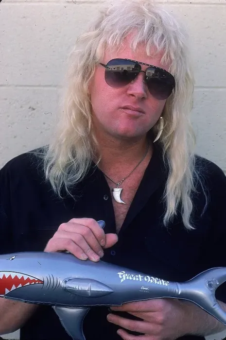 Framed Print : Mark Kendall of Great White Framed Print : Mark Kendall of Great White
