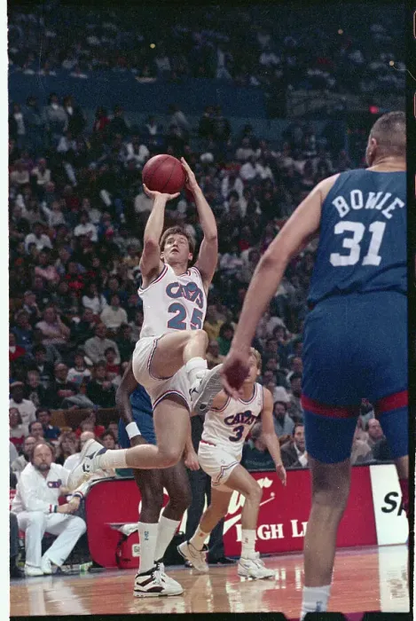 Framed Print : Mark Price Shooting Basketball Framed Print : Mark Price Shooting Basketball