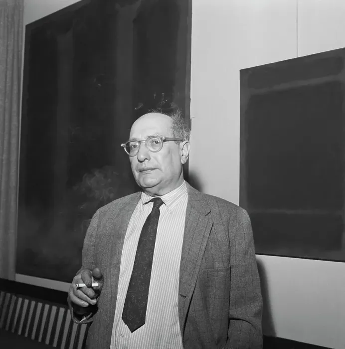 Framed Print : Mark Rothko in His Apartment Framed Print : Mark Rothko in His Apartment
