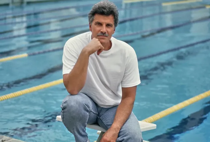 Framed Print : Mark Spitz, Student Activities Center, UCLA Framed Print : Mark Spitz, Student Activities Center, UCLA