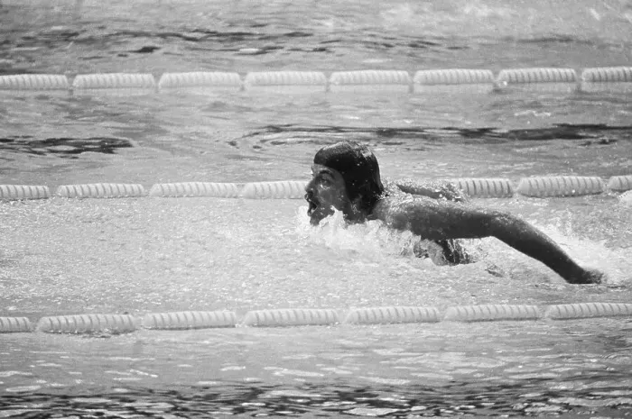 Framed Print : Mark Spitz Swims During Olympics Framed Print : Mark Spitz Swims During Olympics