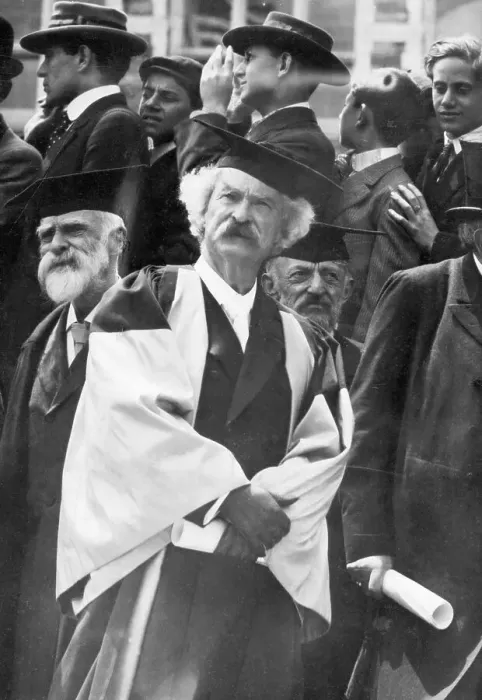 Framed Print : Mark Twain Receiving Honorary Degree from Oxford Framed Print : Mark Twain Receiving Honorary Degree from Oxford