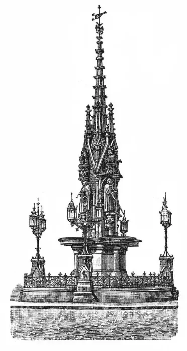 Framed Print : Market fountain in LAOEbeck Framed Print : Market fountain in LAOEbeck