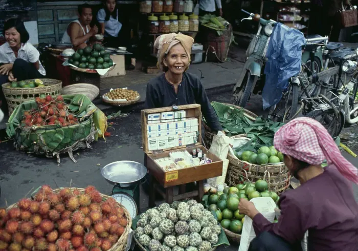 Framed Print : A Market In Ho Chi Minh City Framed Print : A Market In Ho Chi Minh City