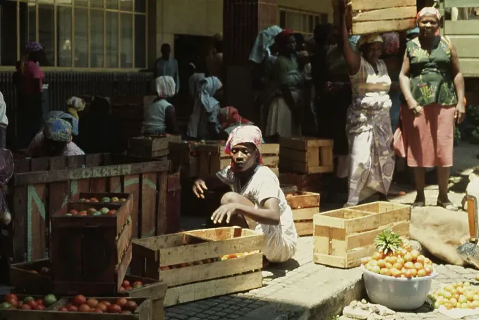 Framed Print : Market In Luanda Framed Print : Market In Luanda