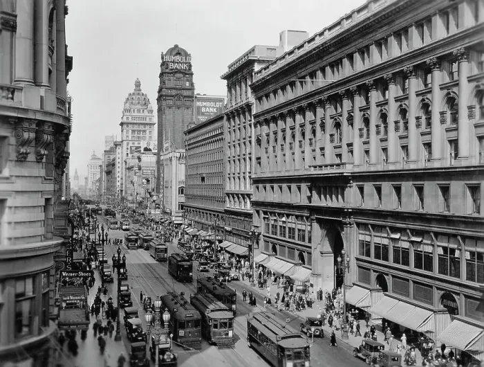 Framed Print : Market Street - San Francisco Framed Print : Market Street - San Francisco