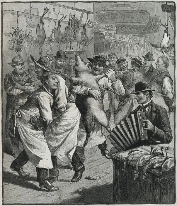Framed Print : Market Workers Dancing and Rejoicing on Their Opening Framed Print : Market Workers Dancing and Rejoicing on Their Opening