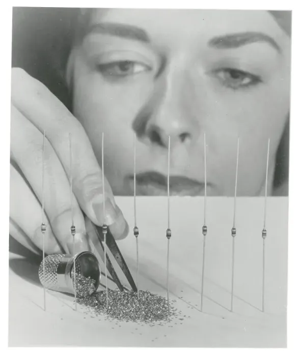 Framed Print : Marlene Blaeser Inspecting Framed Print : Marlene Blaeser Inspecting