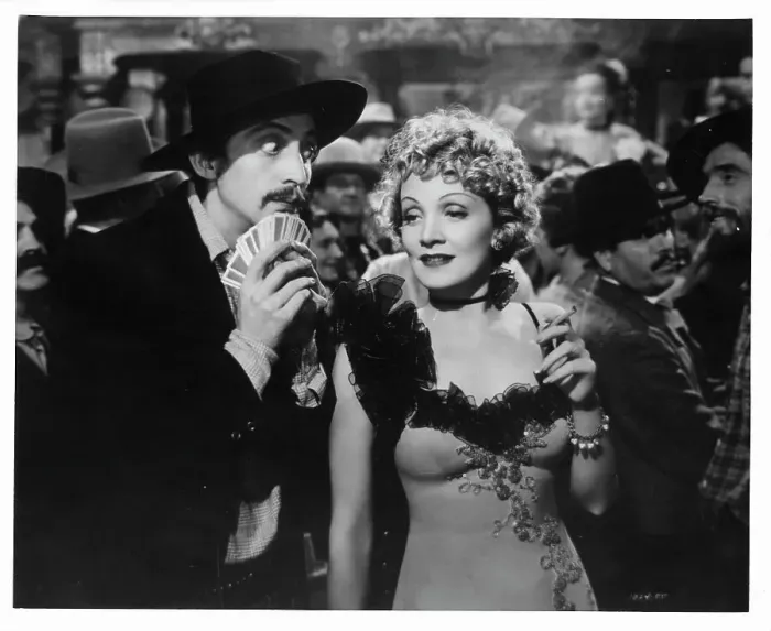 Framed Print : Marlene Dietrich In Destry Rides Again