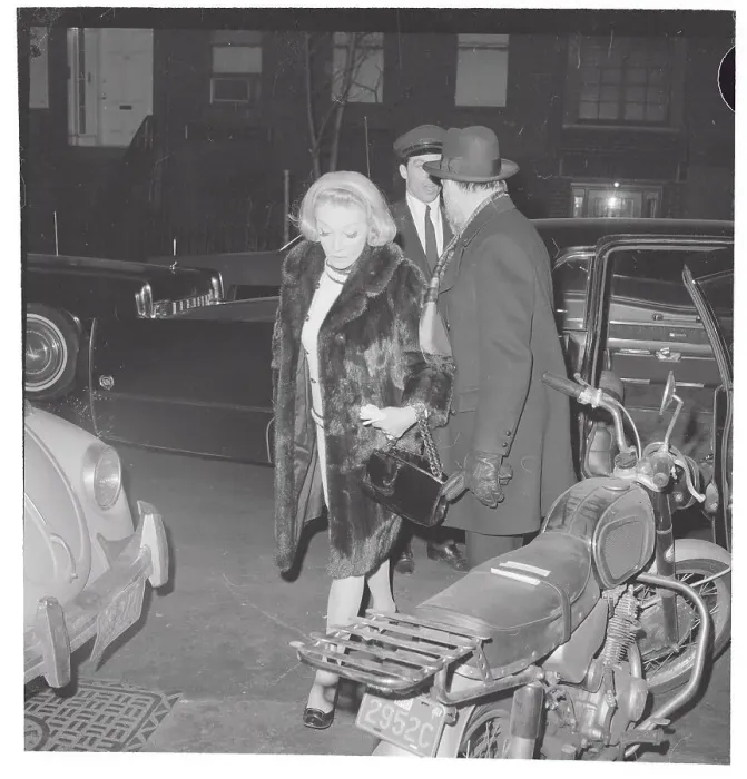 Framed Print : Marlene Dietrich with Leo Lerman Framed Print : Marlene Dietrich with Leo Lerman