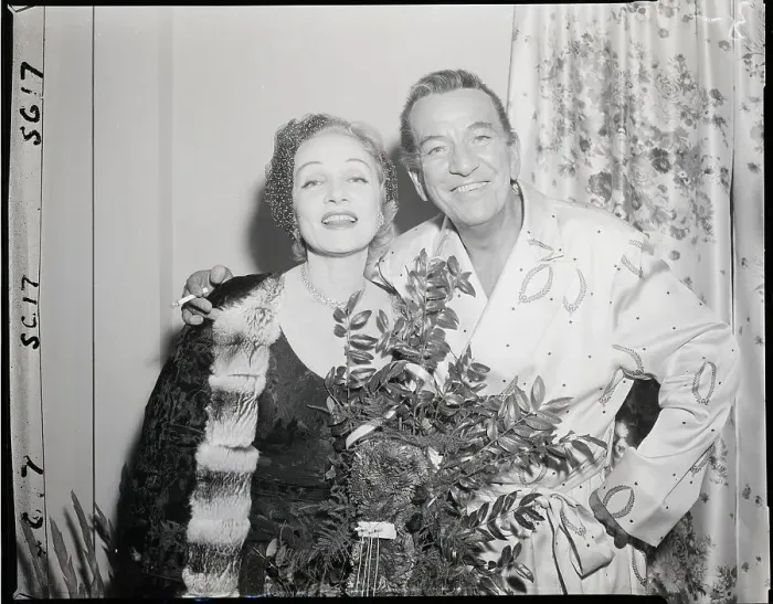 Framed Print : Marlene Dietrich And Noel Coward Framed Print : Marlene Dietrich And Noel Coward