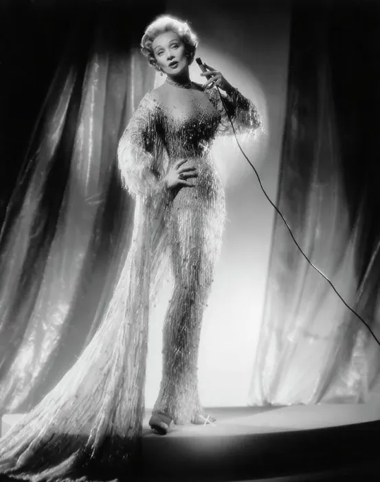 Framed Print : Marlene Dietrich Singing