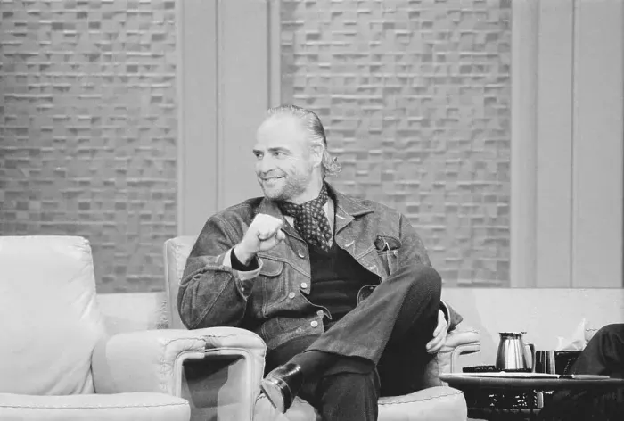 Framed Print : Marlon Brando on the Dick Cavett Show Framed Print : Marlon Brando on the Dick Cavett Show
