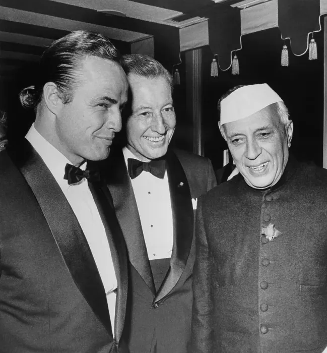 Framed Print : Marlon Brando Meeting Prime Minister Framed Print : Marlon Brando Meeting Prime Minister