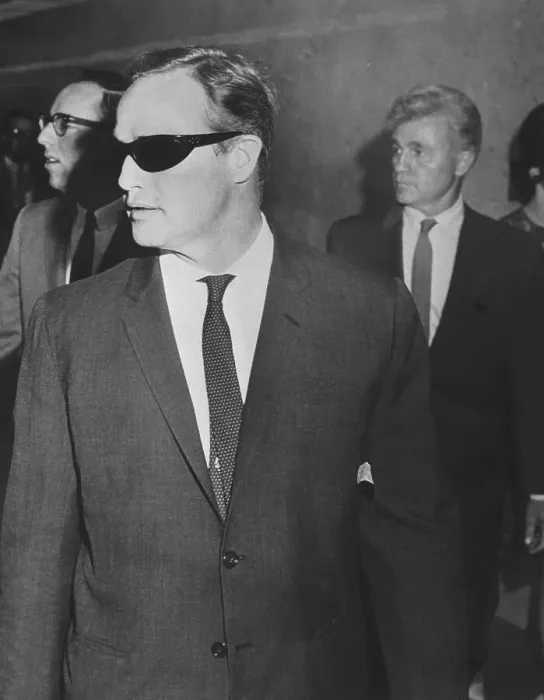 Framed Print : Marlon Brando Wearing Sunglasses Framed Print : Marlon Brando Wearing Sunglasses