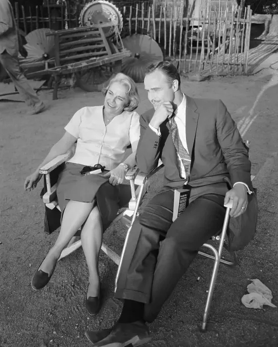 Framed Print : Marlon and Jocelyn Brando Seated Together Framed Print : Marlon and Jocelyn Brando Seated Together