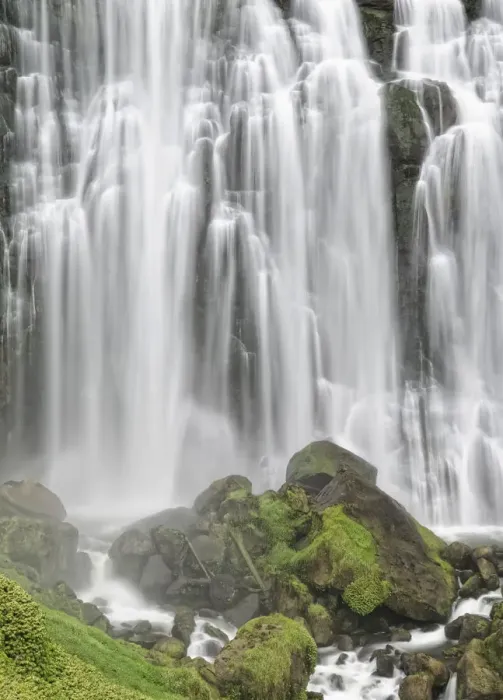 Framed Print : Marokopa Falls, Waikato, North Island, New Zealand