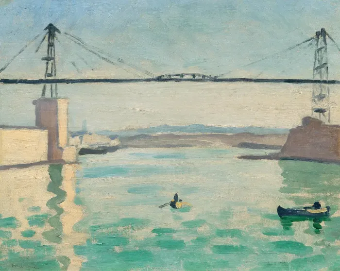 Framed Print : Marseille, le Pont transbordeur, c 1916. Private Collection Framed Print : Marseille, le Pont transbordeur, c 1916. Private Collection