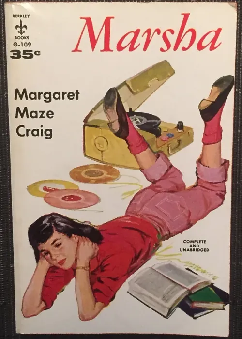 Framed Print : Marsha. 1955: The cover of the 1955 novel Marsha by Margaret Maze Craig Framed Print : Marsha. 1955: The cover of the 1955 novel Marsha by Margaret Maze Craig
