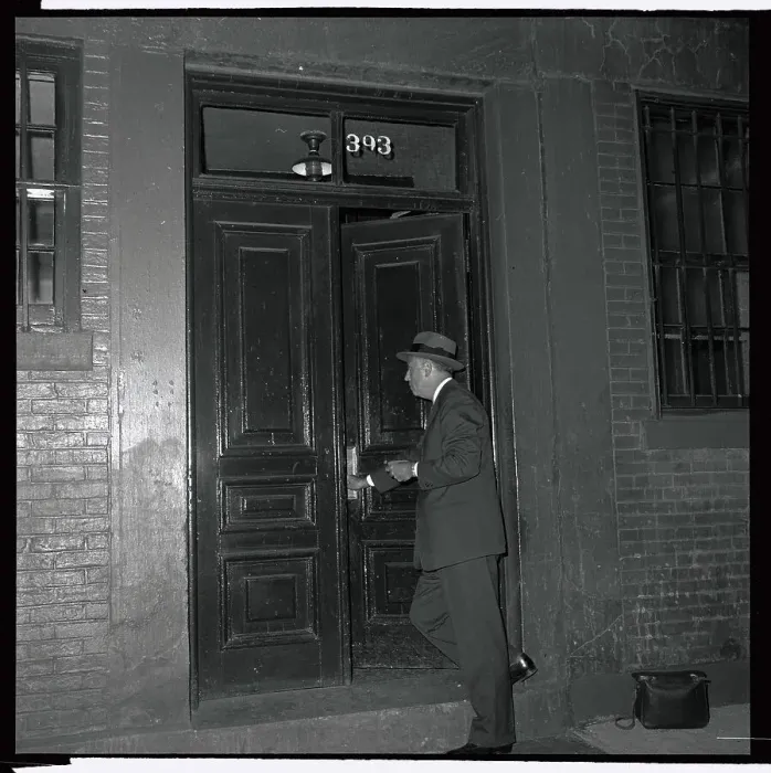 : Marshal Entering Van Doren's Apartment : Marshal Entering Van Doren's Apartment
