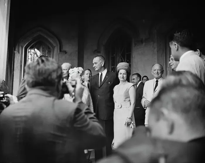 Framed Print : Marshall Library Dedication