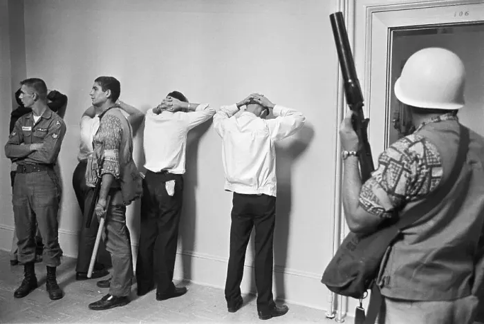 Framed Print : US Marshals Arrest University Students Framed Print : US Marshals Arrest University Students