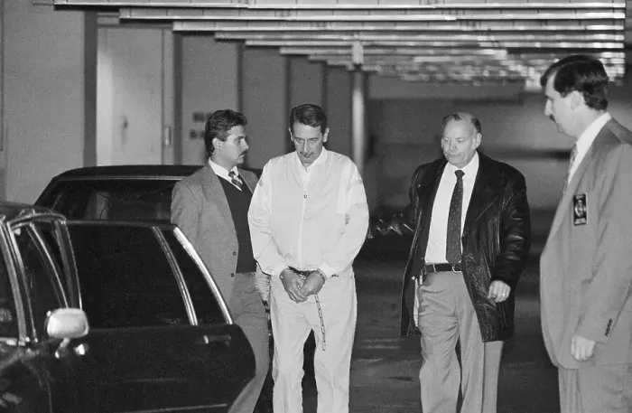 Framed Print : US Marshals Escorting Alphonse Persico Framed Print : US Marshals Escorting Alphonse Persico