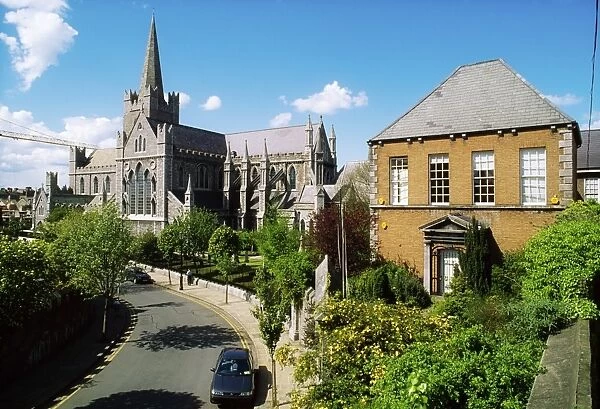 Marshs Library and St. Patricks Cathedral, Dublin, Ireland