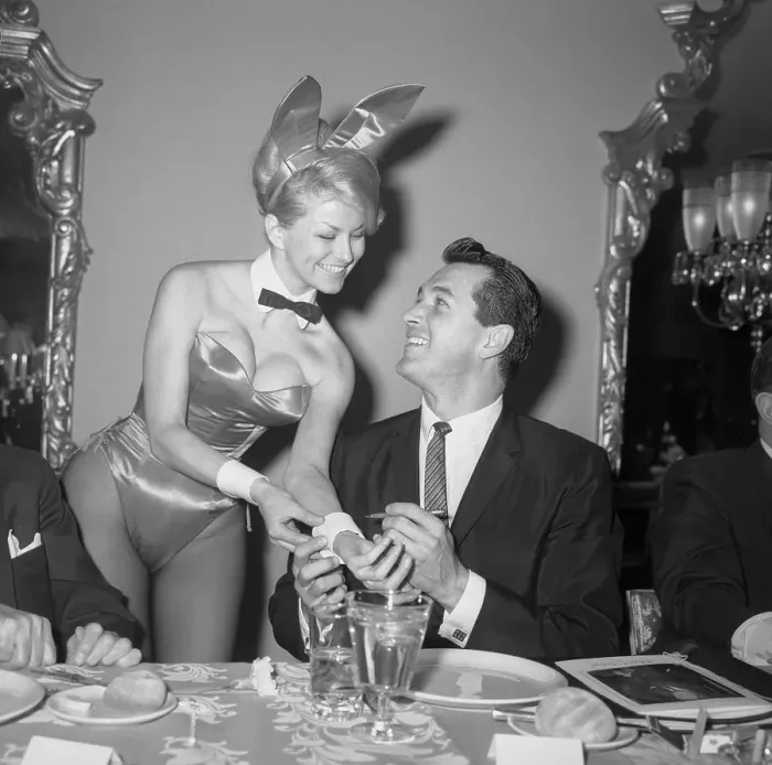 Framed Print : Martha Anderson Receiving Autograph from Rock Hudson Framed Print : Martha Anderson Receiving Autograph from Rock Hudson