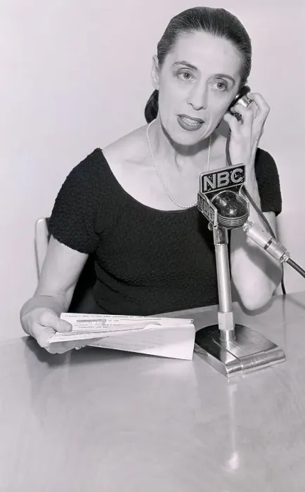 Framed Print : Martha Graham at NBC Radio Microphone Framed Print : Martha Graham at NBC Radio Microphone