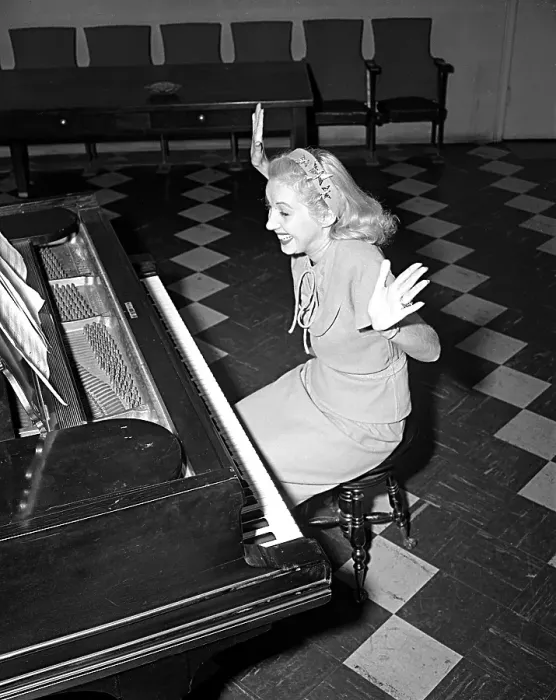 Framed Print : Martha Tilton Recording Framed Print : Martha Tilton Recording