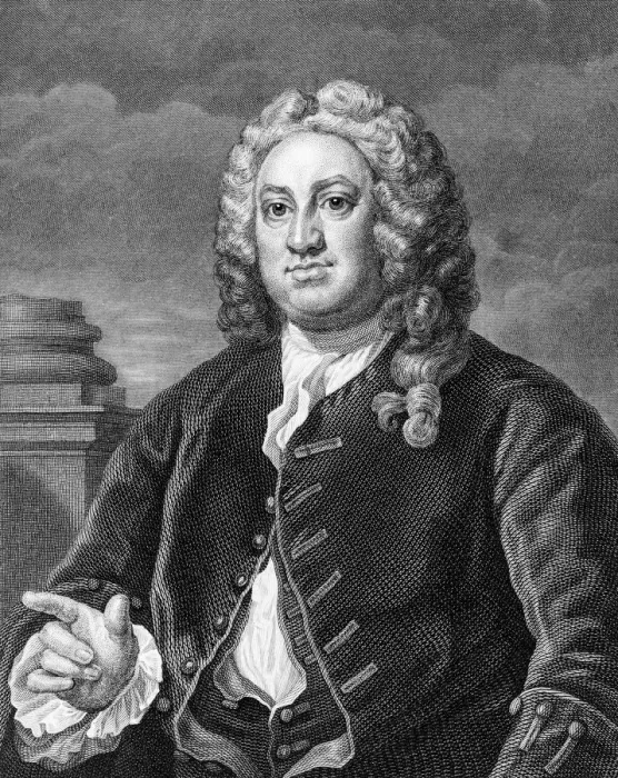 Framed Print : Martin Folkes, by William Hogarth