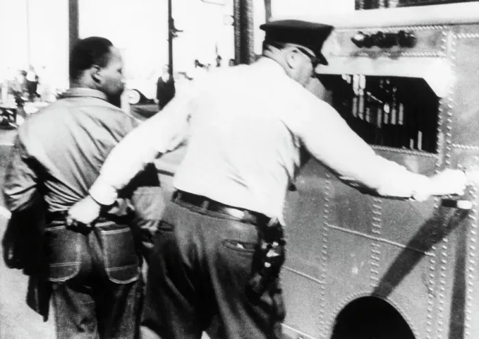 Framed Print : Martin Luther King Being Arrested in Birmingham Framed Print : Martin Luther King Being Arrested in Birmingham