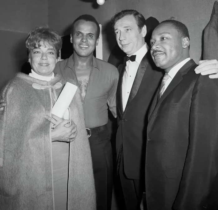 Framed Print : Martin Luther King and Entertainers at Rally Framed Print : Martin Luther King and Entertainers at Rally