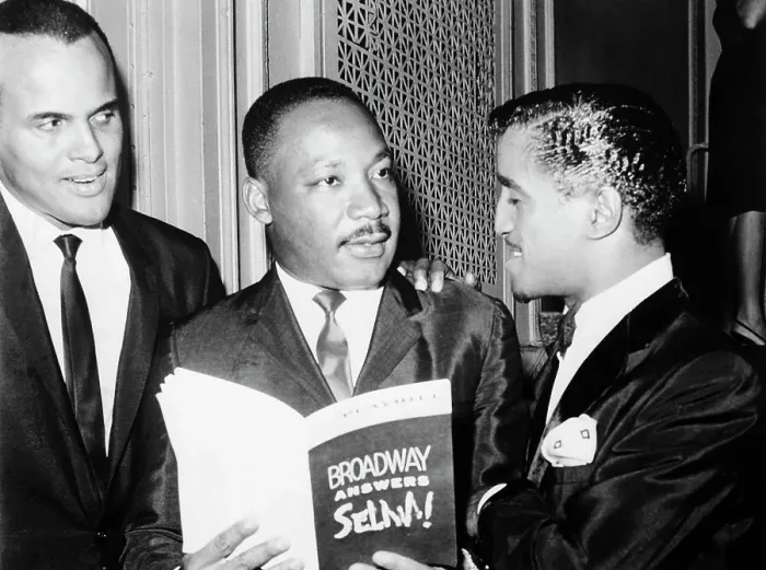 Framed Print : Martin Luther King Holding Broadway Playbill Framed Print : Martin Luther King Holding Broadway Playbill