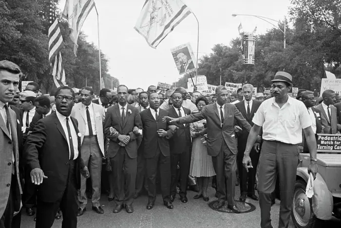Framed Print : Martin Luther King Jr. Marching in Chicago Framed Print : Martin Luther King Jr. Marching in Chicago