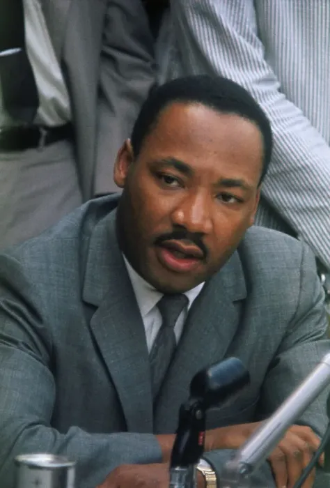 Framed Print : Martin Luther King, Jr. Speaking at News Conference Framed Print : Martin Luther King, Jr. Speaking at News Conference