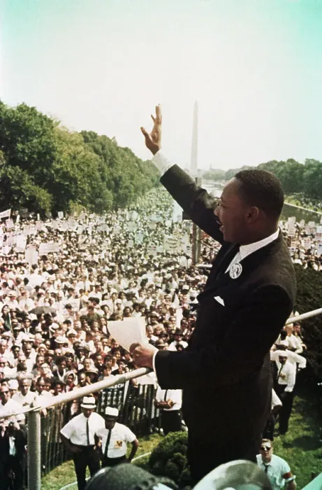 Framed Print : Martin Luther King During the March on Washington Framed Print : Martin Luther King During the March on Washington