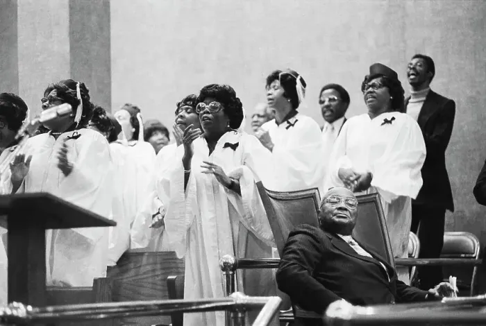Framed Print : Martin Luther King, Sr. Listening to Choir Framed Print : Martin Luther King, Sr. Listening to Choir