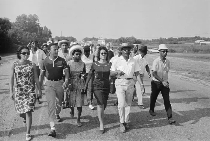Framed Print : Martin Luther King Walking with Freedom Marchers Framed Print : Martin Luther King Walking with Freedom Marchers