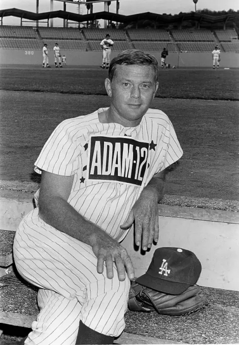 Framed Print : Martin Milner At Charity Baseball Game Framed Print : Martin Milner At Charity Baseball Game