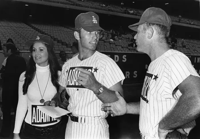 Framed Print : Martin Milner And Kent McCord At Charity Baseball Game Framed Print : Martin Milner And Kent McCord At Charity Baseball Game
