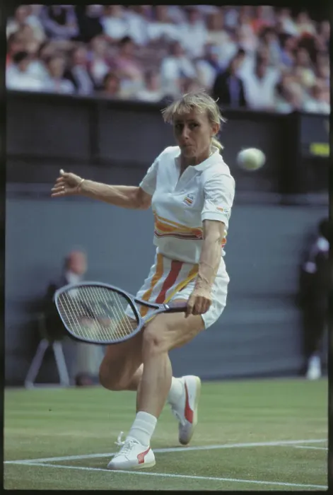 Framed Print : Martina Navratilova at Wimbledon