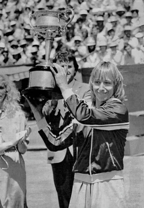 Framed Print : Martina Navratilova Wins Australian Open Framed Print : Martina Navratilova Wins Australian Open