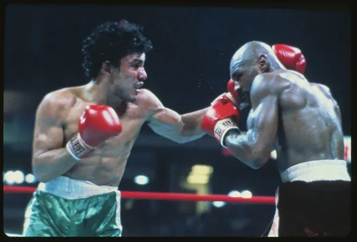 Framed Print : Marvin Hagler and Marvin Hamsho Boxing Framed Print : Marvin Hagler and Marvin Hamsho Boxing