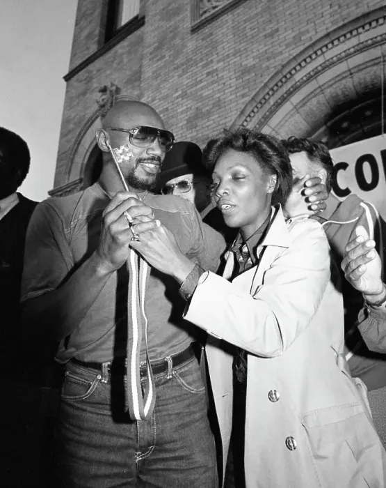 Framed Print : Marvin Hagler Receives Key to the City Framed Print : Marvin Hagler Receives Key to the City